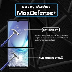 Folie Sticla CASEY STUDIOS compatibila cu Motorola Moto G50, Full Glue, Duritate Militara, Ultra HD, Anti Zgarieturi, Anti Amprente, Anti Socuri, Margini Negre Negru