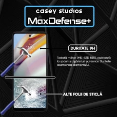 Folie Sticla CASEY STUDIOS compatibila cu Motorola Moto G60 / Moto G60S, Full Glue, Duritate Militara, Ultra HD, Anti Zgarieturi, Anti Amprente, Anti Socuri, Margini Negre Negru