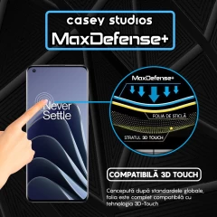 Folie Sticla CASEY STUDIOS compatibila cu OnePlus 10 Pro / 11, Full Glue, Duritate Militara, Ultra HD, Anti Zgarieturi, Anti Amprente, Anti Socuri, Margini Negre Negru