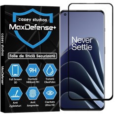Folie Sticla CASEY STUDIOS compatibila cu OnePlus 9 Pro, Full Glue, Duritate Militara, Ultra HD, Anti Zgarieturi, Anti Amprente, Anti Socuri, Margini Negre
