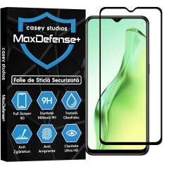 Folie Sticla CASEY STUDIOS compatibila cu Oppo A31, Full Glue, Duritate Militara, Ultra HD, Anti Zgarieturi, Anti Amprente, Anti Socuri, Margini Negre