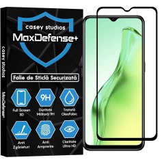 Folie Sticla CASEY STUDIOS compatibila cu Oppo A31, Full Glue, Duritate Militara, Ultra HD, Anti Zgarieturi, Anti Amprente, Anti Socuri, Margini Negre Negru