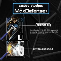 Folie Sticla CASEY STUDIOS compatibila cu Realme GT 5G, Full Glue, Duritate Militara, Ultra HD, Anti Zgarieturi, Anti Amprente, Anti Socuri, Margini Negre Negru