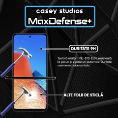 Folie Sticla CASEY STUDIOS compatibila cu Xiaomi 12 Pro, Full Glue, Duritate Militara, Ultra HD, Anti Zgarieturi, Anti Amprente, Anti Socuri, Margini Negre Negru