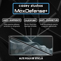 Folie Sticla CASEY STUDIOS compatibila cu Xiaomi Mi 11 / Mi 11 Pro / Mi 11 Ultra, Full Glue, Duritate Militara, Ultra HD, Anti Zgarieturi, Anti Amprente, Anti Socuri, Margini Negre Negru