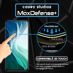 Folie Sticla CASEY STUDIOS compatibila cu Xiaomi Mi 11i / Poco F3, Full Glue, Duritate Militara, Ultra HD, Anti Zgarieturi, Anti Amprente, Anti Socuri, Margini Negre Negru