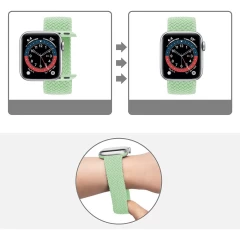 Curea Apple Watch 1/2/3/4/5/6/7/8/SE - 38/40/41 MM - XS - Braided Loop Casey Studios Casey Studios - Orange Orange
