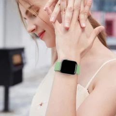 Curea Apple Watch 1/2/3/4/5/6/7/8/SE - 38/40/41 MM - XS - Braided Loop Casey Studios Casey Studios - Orange Orange