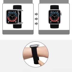 Curea Apple Watch 1/2/3/4/5/6/7/8/SE - 38/40/41 MM - XS - Braided Loop Casey Studios Casey Studios - Orange Orange