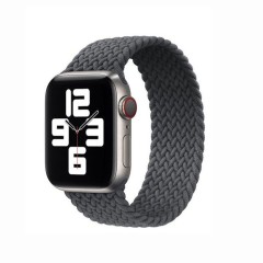 Curea Apple Watch 1/2/3/4/5/6/7/8/SE - 38/40/41 MM - L - Braided Loop Casey Studios Casey Studios - Space Gray