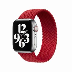Curea Apple Watch 1/2/3/4/5/6/7/8/SE/Ultra - 42/44/45/49 MM - S - Braided Loop Casey Studios Casey Studios - Red
