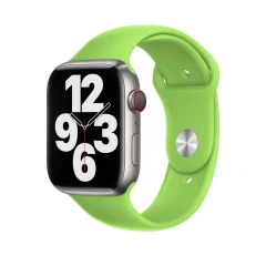Curea Apple Watch 1/2/3/4/5/6/7/8/SE - 38/40/41 MM - M / L - Silicone Sport Casey Studios Casey Studios - Yellow Acid Green 