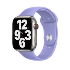 Curea Apple Watch 1/2/3/4/5/6/7/8/SE - 38/40/41 MM - M / L - Silicone Sport Casey Studios Casey Studios - Yellow Mauve 