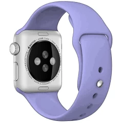 Curea Apple Watch 1/2/3/4/5/6/7/8/SE - 38/40/41 MM - M / L - Silicone Sport Casey Studios Casey Studios - Mauve Mauve
