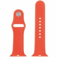 Curea Apple Watch 1/2/3/4/5/6/7/8/SE - 38/40/41 MM - M / L - Silicone Sport Casey Studios Casey Studios - Orange Orange