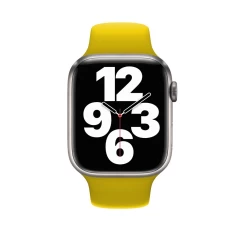Curea Apple Watch 1/2/3/4/5/6/7/8/SE - 38/40/41 MM - M / L - Silicone Sport Casey Studios Casey Studios - Yellow Yellow