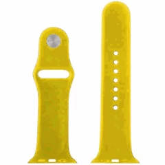 Curea Apple Watch 1/2/3/4/5/6/7/8/SE - 38/40/41 MM - M / L - Silicone Sport Casey Studios Casey Studios - Yellow Yellow