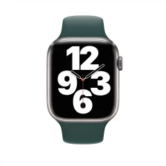 Curea Apple Watch 1/2/3/4/5/6/7/8/SE - 38/40/41 MM - S /m - Silicone Sport Casey Studios Casey Studios - Dark Green Dark Green