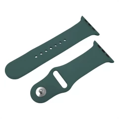 Curea Apple Watch 1/2/3/4/5/6/7/8/SE - 38/40/41 MM - S /m - Silicone Sport Casey Studios Casey Studios - Dark Green Dark Green