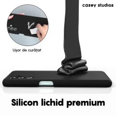 Husa Samsung Galaxy A13 5G/A04s/M13 5G Casey Studios Premium Soft Silicone Negru