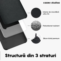 Husa Samsung Galaxy A13 5G/A04s/M13 5G Casey Studios Premium Soft Silicone Negru