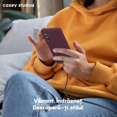Husa Samsung Galaxy A53 Casey Studios Premium Soft Silicone Burgundy