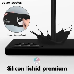 Husa Samsung Galaxy A53 Casey Studios Premium Soft Silicone Negru