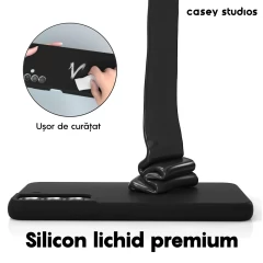 Husa Samsung Galaxy S22 Plus Casey Studios Premium Soft Silicone Negru
