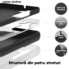 Husa Samsung Galaxy S22 Plus Casey Studios Premium Soft Silicone Negru