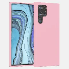 Husa Samsung Galaxy S22 Ultra Casey Studios Premium Soft Silicone Roz 