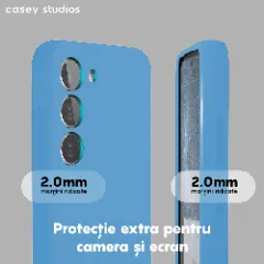 Husa Samsung Galaxy S23 Casey Studios Premium Soft Silicone Cadet Blue