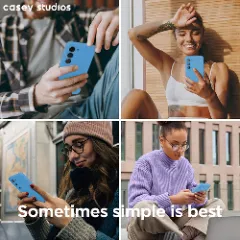 Husa Samsung Galaxy S23 Casey Studios Premium Soft Silicone Cadet Blue
