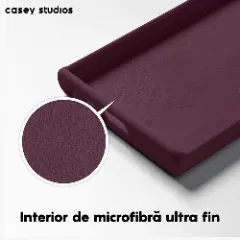 Husa Samsung Galaxy S23 Plus Casey Studios Premium Soft Silicone Burgundy