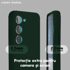 Husa Samsung Galaxy S23 Plus Casey Studios Premium Soft Silicone Dark Marine Green