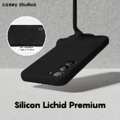 Husa Samsung Galaxy S23 Plus Casey Studios Premium Soft Silicone Negru
