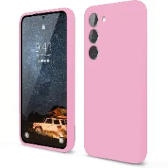 Husa Samsung Galaxy S23 Plus Casey Studios Premium Soft Silicone Roz 