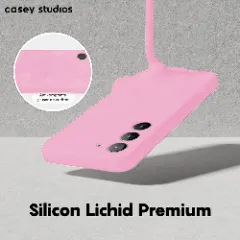 Husa Samsung Galaxy S23 Plus Casey Studios Premium Soft Silicone Roz