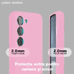 Husa Samsung Galaxy S23 Plus Casey Studios Premium Soft Silicone Roz