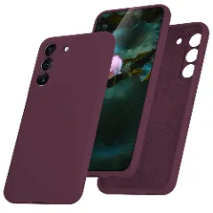 Husa Samsung Galaxy S22 Casey Studios Premium Soft Silicone Burgundy 