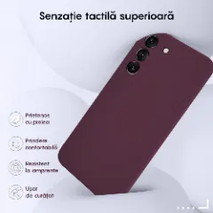 Husa Samsung Galaxy S22 Casey Studios Premium Soft Silicone Burgundy