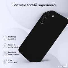 Husa Samsung Galaxy S22 Casey Studios Premium Soft Silicone Negru