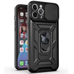 Husa pentru iPhone 12 Pro Max - Techsuit CamShield Series - Black Negru