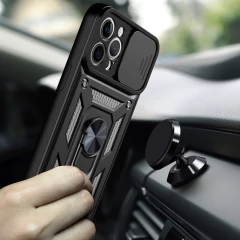 Husa pentru iPhone 12 Pro Max - Techsuit CamShield Series - Black Negru
