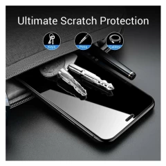 Folie pentru iPhone 15 Pro - Lito 2.5D FullGlue Glass - Black Negru