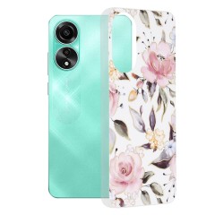 Husa pentru Oppo A78 4G - Techsuit Marble Series - Mary Berry Nude
