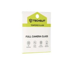 Folie Camera pentru iPhone 12 - Techsuit Full Camera Glass - Black Negru