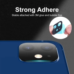 Folie Camera pentru iPhone 12 Pro Max - Techsuit Full Camera Glass - Black Negru