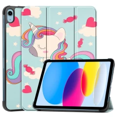 Husa pentru iPad 10 (2022) 10.9 - Techsuit FoldPro - Rose Gold Unicorn 