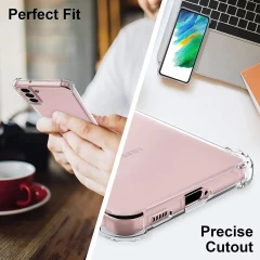 Husa pentru Samsung Galaxy S21 5G - Techsuit Shockproof Clear Silicone - Clear transparenta