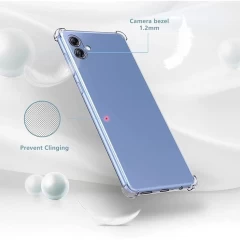 Husa pentru Samsung Galaxy A04e / M04 - Techsuit Shockproof Clear Silicone - Clear transparenta